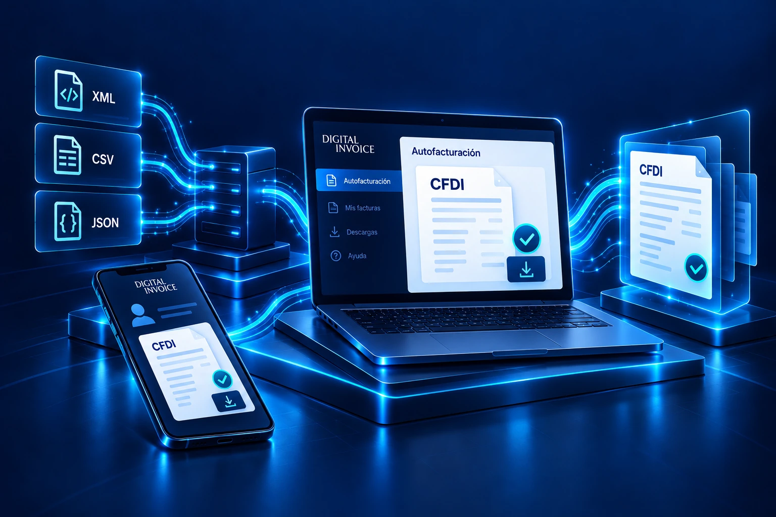 Portal de Autofacturación para generar y descargar CFDI